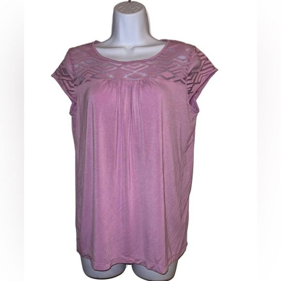 Banana Republic Lavender Top Size Medium - Picture 1 of 8